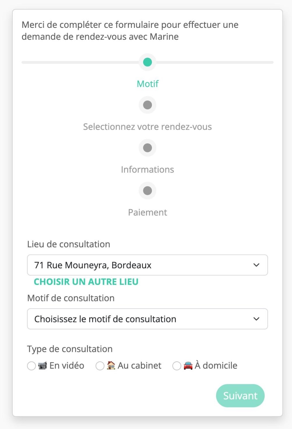Exporter votre formulaire de prise de RDV illustration